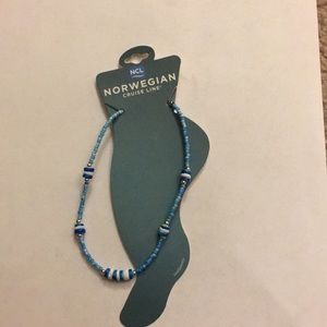 Norwegian cruise line anklet